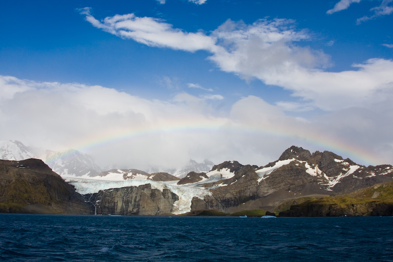 Rainbow Over South Georgia Island